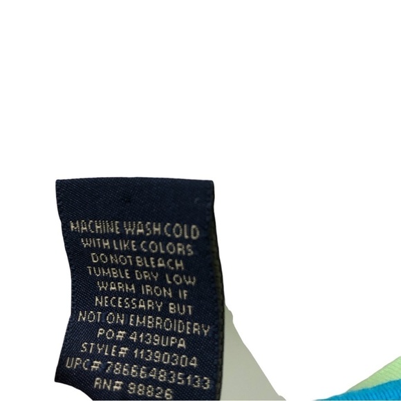 Preppy Mint Green Tee U.S. Polo Assoc. V-Neck Short Sleeved Lightweight XL - Picture 6 of 6